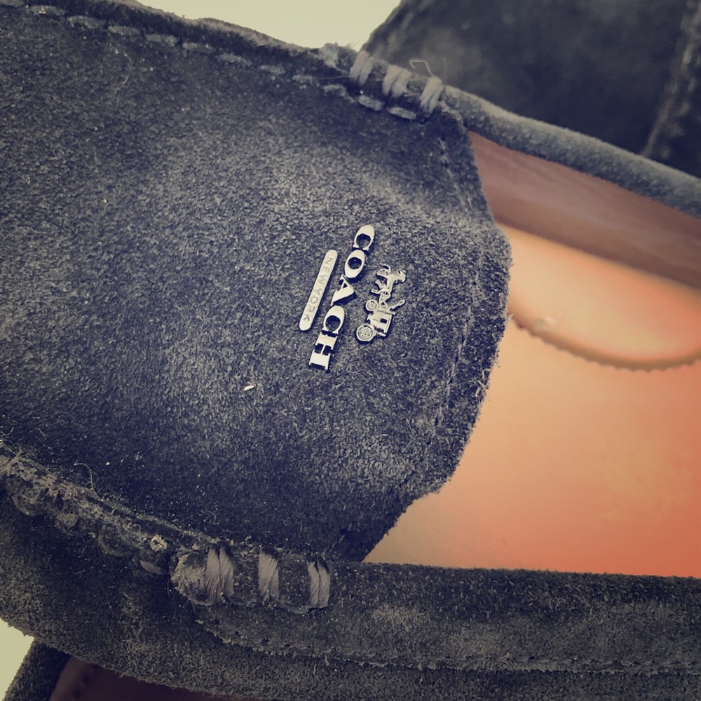 Size 10 B Authentic Coach loafers